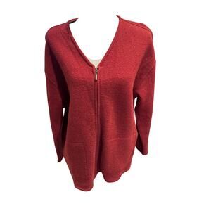 Women’s Herman Geist Wool Cardigan Sweater Size Medium